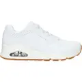 SKECHERS Skecherstil kvinder. 73690 Street Uno Stand on Air Sneakers hvid (38), Fast, 1-3 cm, Blonder, Casual, Sport, Kunstlæder