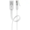 Goobay LAN CAT 6 UTP Flat - Hvid - 15 meter