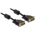 Goobay Dual Link DVI-D Full HD Kabel - 10m - Guldbelagt - Sort