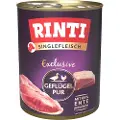 Rinti Singlefleisch Exclusive 6 x 800 g - Fjerkræ pur