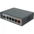 Mikrotik hEX S RB760iGS 5x Gigabit Ethernet SFP Dual Core 880MHz CPU 256MB RAM USB microSD RouterOS L4 IPsec hardware encryption support and The Dude server package - Router