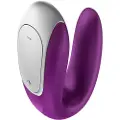Satisfyer Double Fun - smart parvibrator (lilla)