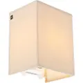 QAZQA Rustik væglampe beige - Vete