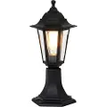 QAZQA Klassisk udendørs gulvlampe sort 42,2 cm IP44 - New Haven