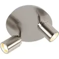 QAZQA Moderne badeværelsesspotlight stål 2-lys IP44 - Ducha