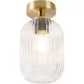 QAZQA Smart loftslampe messing inkl. Wifi A60 - Banci