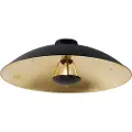 QAZQA Smart loftslampe sort med guld 60 cm inkl. Wifi A60 - Emilienne