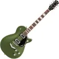 Gretsch G5220 Electromatic Jet BT Single-Cut w/ V-Stoptail Laurel F.board Olive Metallic - Ex Demo