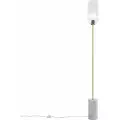 QAZQA Art Deco Gulvlampe Messing med klart glas - Rid