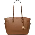 Michael Kors Michael Korstil kvinder. 30S2G6AT2L Marilyn brun taske i safranlæder, mellemstørrelse (OSFA), Casual
