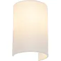 QAZQA Smart væglampe hvid inkl. Wifi A60 - Simple Drum Jute