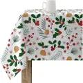 Muare Merry Christmas Pletbestandig Dug 300x139 Cm