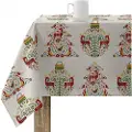 Muare Merry Christmas Pletbestandig Dug 140x139 Cm