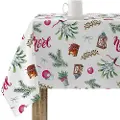 Muare Merry Christmas Pletbestandig Dug 300x139 Cm