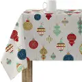 Muare Merry Christmas Pletbestandig Dug 250x139 Cm