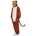 MOM Tigre Big Kigurumi Med Hætte Og Hale Kostume