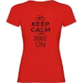 Kruskis Keep Calm And Bike On T-shirt Med Korte ærmer