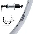 Winora Ryde Zac 19 700 Shimano Acera T3000 8s Baghjul