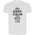 Kruskis Keep Calm And Bike On Eco T-shirt Med Korte ærmer