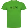 Kruskis Sleep Eat And Climb T-shirt Med Korte ærmer