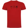 Kruskis Sleep Eat And Ride T-shirt Med Korte ærmer