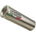 Gpr Exclusive M3 Natural Titanium Gsx-s 1000 21-22 Euro 5 Cat Homologeret Fuldlinjesystem