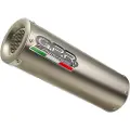 Gpr Exclusive M3 Natural Titanium Leoncino 500 Trail 17-19 Euro 4 Homologeret Slip On Lyddæmper