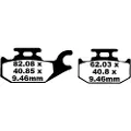 EBC Fa-tt Series Carbon Fiber Offroad Fa307tt Bremseklodser