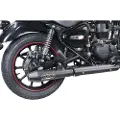 Gpr Exhaust Systems Ultracone Nero Royal Enfield Meteor 350 21-23 Ref:roy.10.cat.ultra.bl Stainless Steel Homologeret Konusdæmper