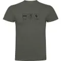 Kruskis Sleep Eat And Climb T-shirt Med Korte ærmer
