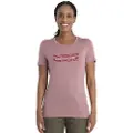Icebreaker 150 Tech Lite Ii Iceb Logo Camo Merino T-shirt Med Korte ærmer