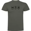 Kruskis Sleep Eat And Bike T-shirt Med Korte ærmer