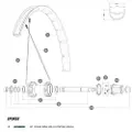 Mavic Deemax Dh 27.5 2018-19 Venstre Baghjuls Eger 14 Enheder