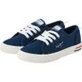 Pepe Jeans Pepe Jeanstil kvinder/piger. PBS30549 Basic Sneakers Brady navy (36), Stof, Fast, Blonder, Casual, Bæredygtig, Blå, børnetøj