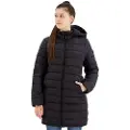 Pepe Jeans Pepe Jeanstil kvinder. PL402252 Maddie Long sort jakke Maddie Long sort (XS), Casual, Nylon, Lange ærmer