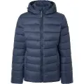 Pepe Jeans Pepe Jeanstil kvinder. PL402253 Maddie navy jakke (S), Casual, Nylon, Lange ærmer, Blå
