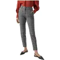 Vero Moda Malin Tapered Check Fit Højtaljede Bukser