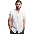 Superdry Studios Casual Linen T-shirt Med Korte ærmer