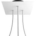 Creative Cables Krovnq203tf102 Rose-one Square Matte White Rose-sæt