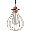 Creative Cables Textile Drop 1.2 M Hængende Lampe Med Pære