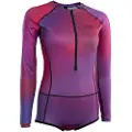iON Bottoms Dame Langærmet Rashguard Med Halv Lynlås