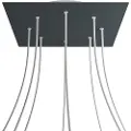 Creative Cables Kroq408f111 Xxl Rose-one Square Anthacite Rose-sæt