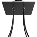 Creative Cables Krovnq204f103 Rose-one Square Matte Black Brusesæt