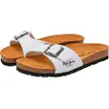 Pepe Jeans Pepe Jeansunisex til børn. PBS90055 Sandaler Bio Single Champion : (35), Hvid, Fast, Ingen, Casual, PVC, børnetøj