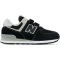 New Balance New Balanceunisex til børn. PV574V1 Sneakers i læder 574 sort (35 W), Fast, Velcro, Casual, børnetøj