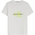 Calvin Klein Jeans Perforated Glow Monogram T-shirt Med Korte ærmer