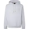Hackett Londontil mænd. HM581094 Sweatshirt AMR Logo præget hvid (L), Casual, Lange ærmer, Økologisk bomuld, Bæredygtig