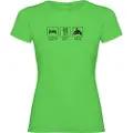 Kruskis Sleep Eat And Ride T-shirt Med Korte ærmer