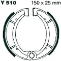 EBC Water Grooved Series Organic Y510g Bagerste Bremseklods