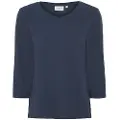 Sea Ranch Kaya 3/4 ærmet V-hals T-shirt